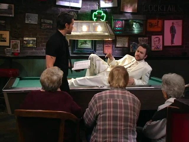 Still from The Gang Exploits a Miracle