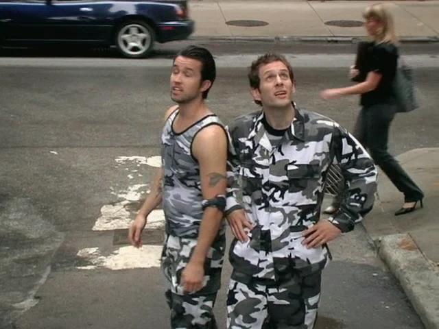 Still from Mac and Dennis: Manhunters