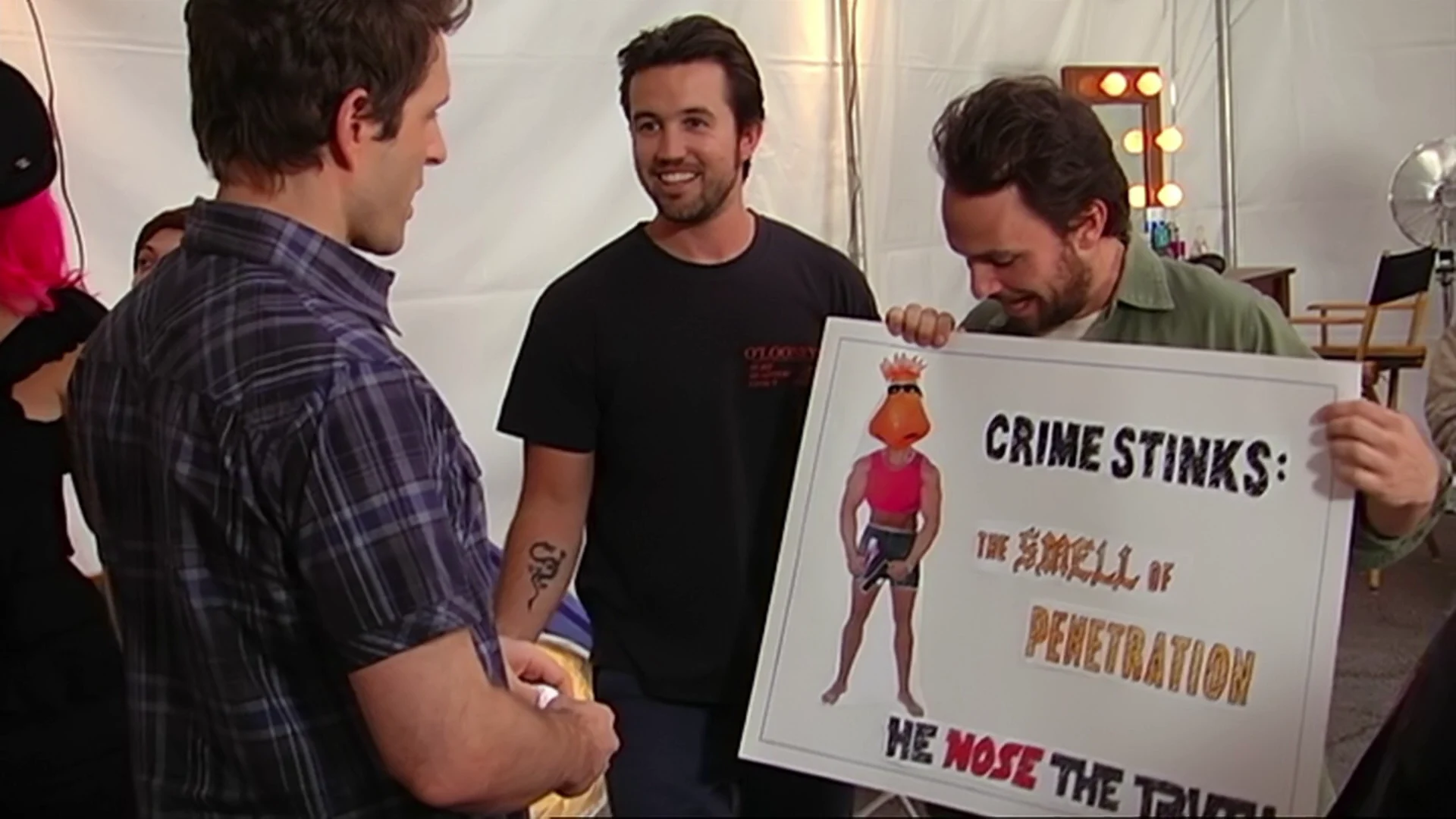 Still from Mac and Charlie Write a Movie