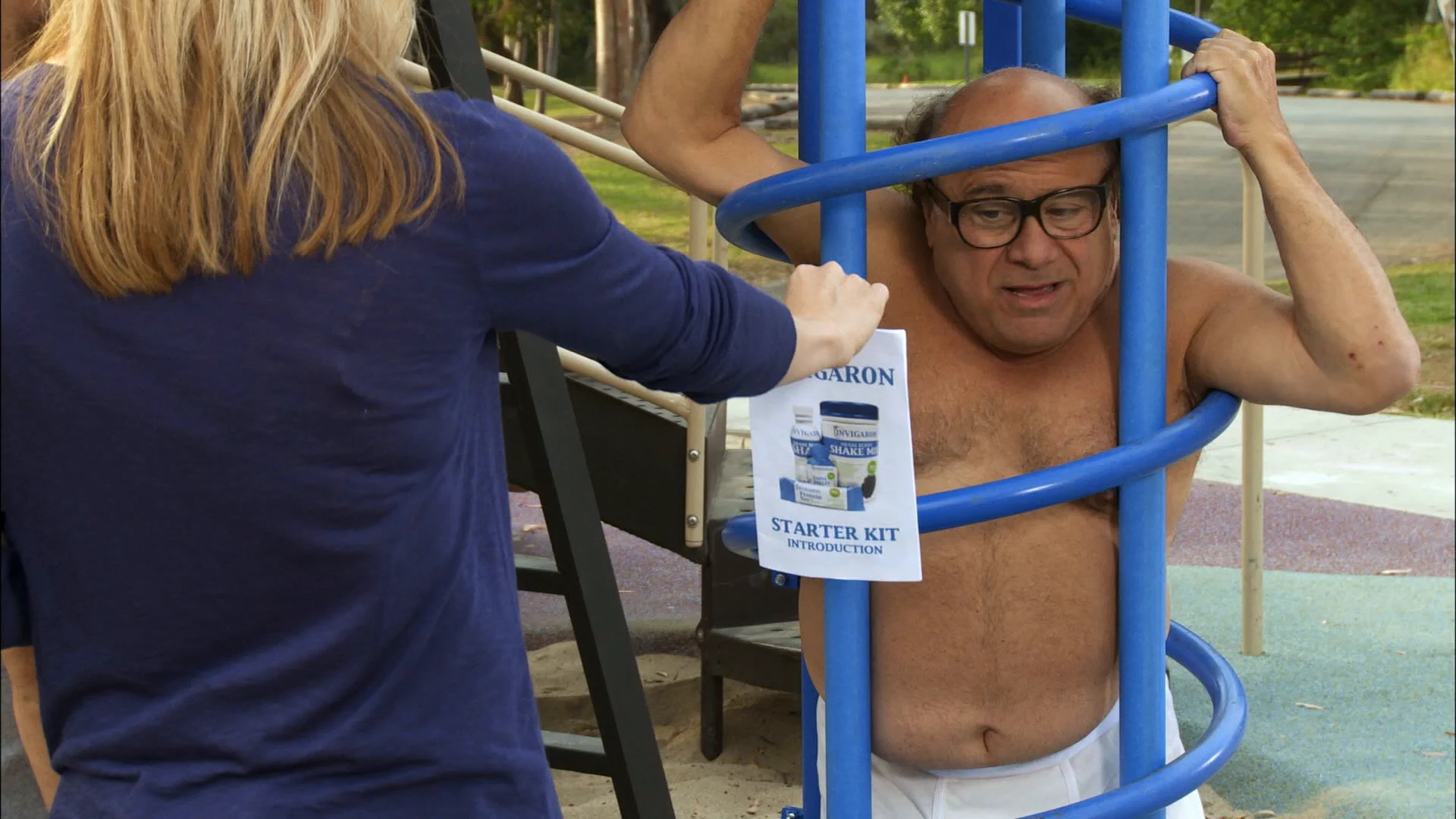 Still from Mac and Dennis Buy a Timeshare