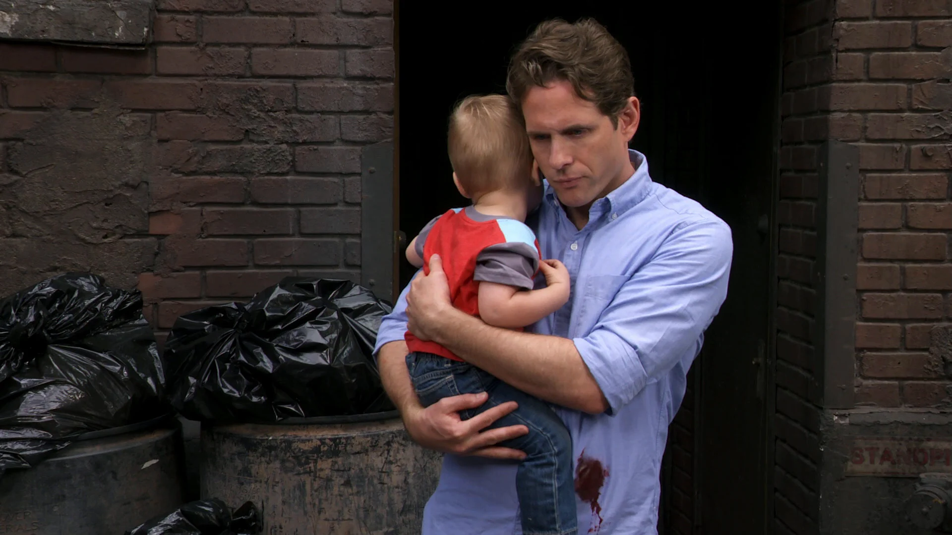 Still from Dennis' Double Life