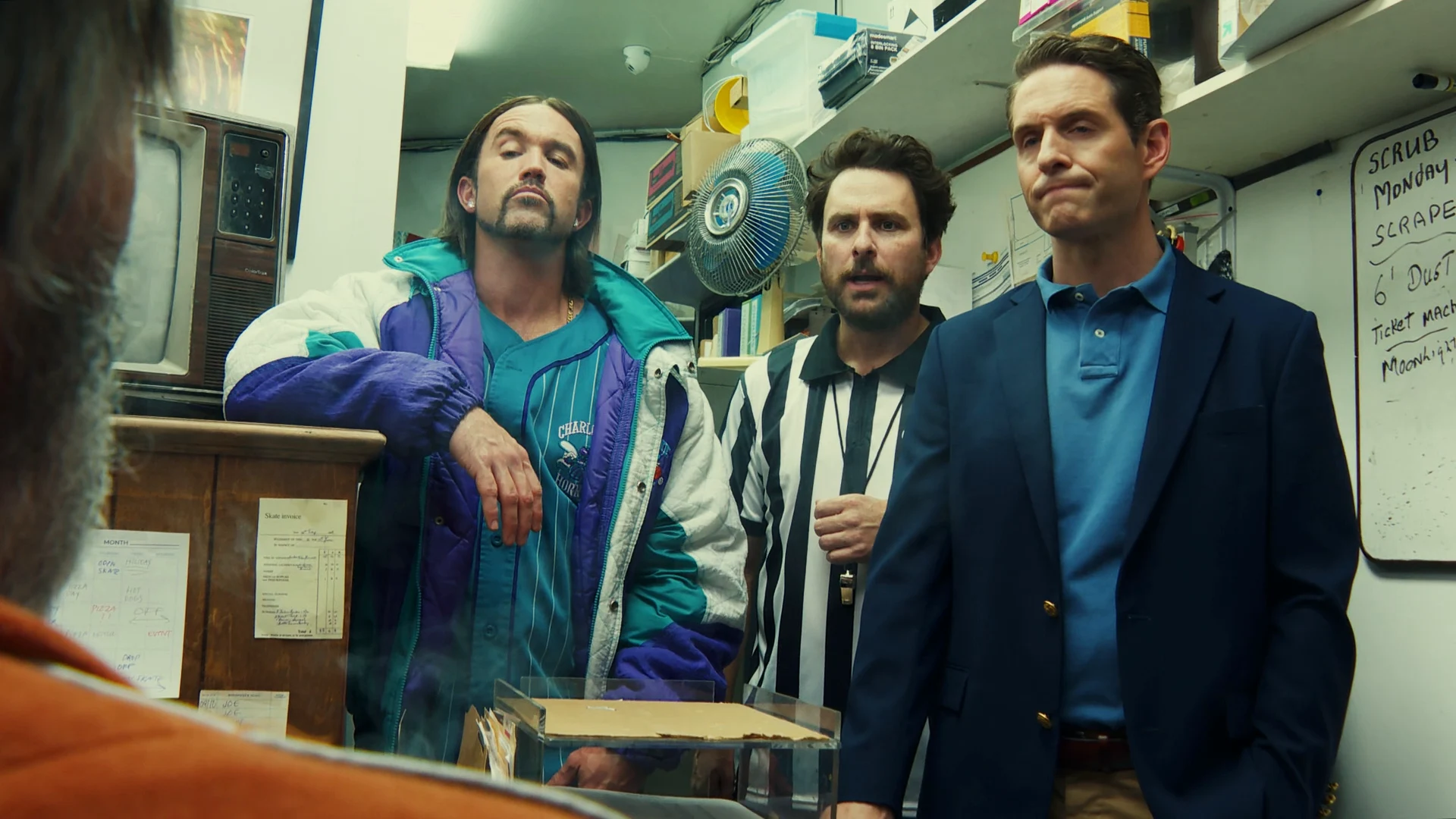 Still from The Gang Buys a Roller Rink
