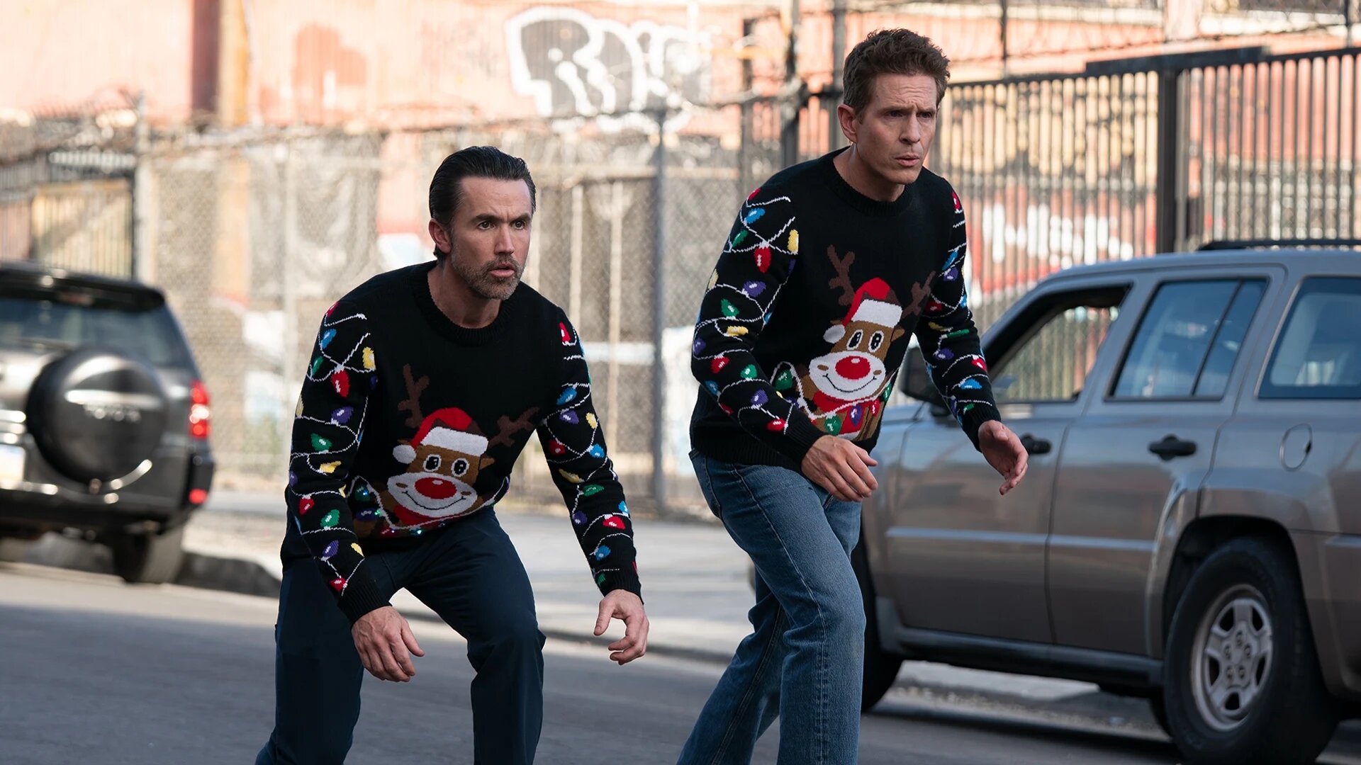 Still from Mac and Dennis Tear Their ACLs